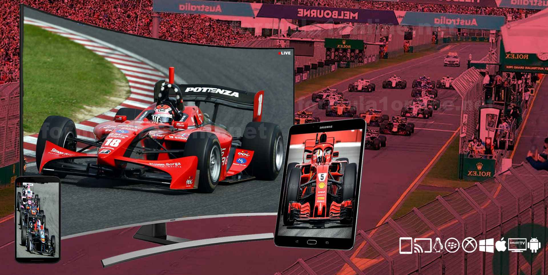 F1 Live Streaming & Replay 2024 | Formula 1 Online slider